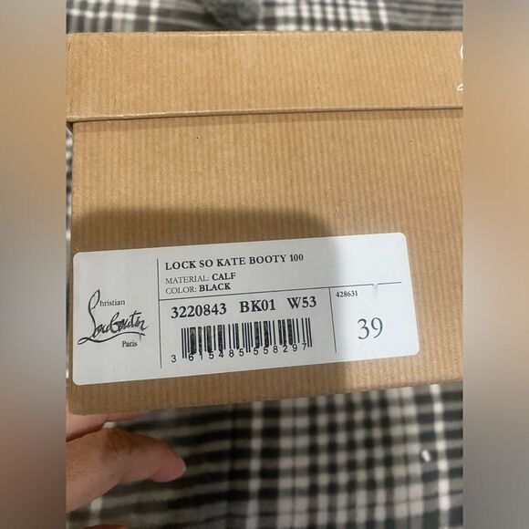 Lock So Kate Leather Red Sole Booties - Picture 13 of 13